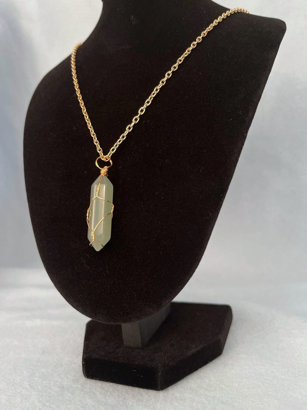 Kette Hexagon Green Aventurine