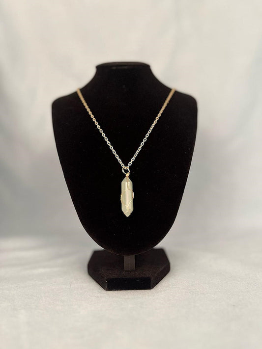 Kette Hexagon Green Aventurine